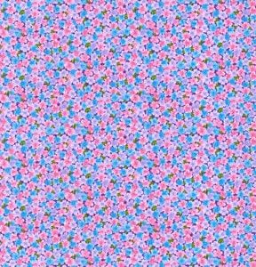 Purple Floral Cotton Fabric by Keepsake Calico