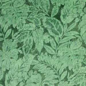 Summer Green Tonal Tropical Leaves Sew Lush Fleece Fabric