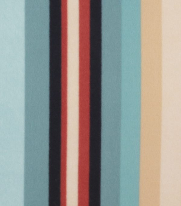 Blue Aztec Stripe Blizzard Fleece Fabric
