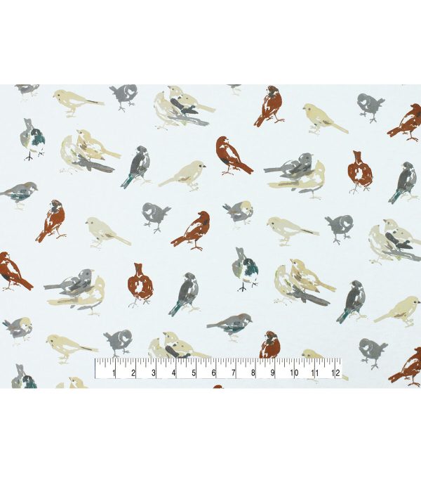 Birds Super Snuggle Flannel Fabric - Image 4