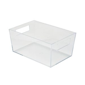 Simplify 11.5 Clear Storage Bin With Handles