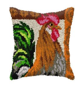 Orchidea 16 Rooster Latch Hook Canvas Kit 4122