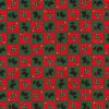 Trees on Green   Red Plaid Christmas Cotton Fabric