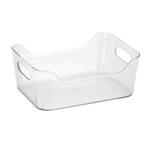 Simplify 8 Clear Storage Tote Bins 3pk