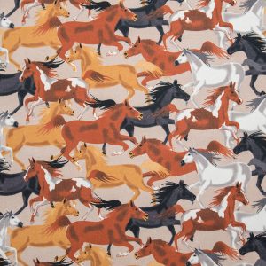 Horse Allover Super Snuggle Flannel Fabric