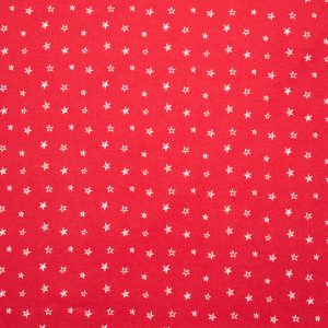 Stars on White Super Snuggle Christmas Flannel Fabric by POP!