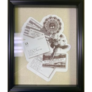 11 x 14 Rounded Black Shadowbox by Place   Time