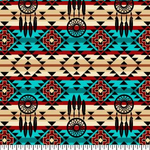 David Textiles Native Dreamcatcher Novelty Cotton Fabric