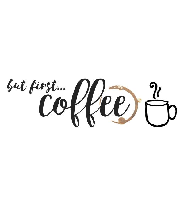 RoomMates Wall Decals But First Coffee - Image 2