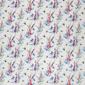 Orchids And Butterflies Super Snuggle Flannel Fabric