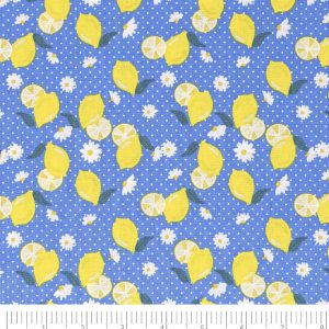 Singer Lemons And Dots Fabric Quarter Cotton Fabric Quarter