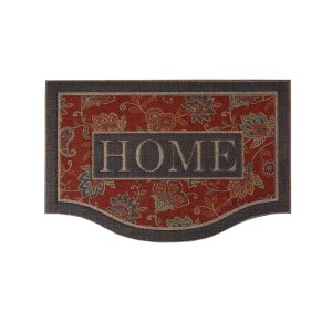 Cozy Jacobean Doormat Chestnut 2  x 3