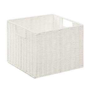 Honey Can Do 13 x 12 Paper Rope Crate Basket