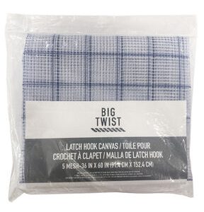 36 x 60 Latch Hook Canvas by Big Twist