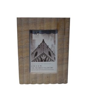 4 x 6 Sandstone Rippled Marble Tabletop Picture Frame by Place   Time