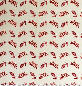 Schitt s Creek Rosebud Motel Cotton Fabric