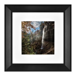 MCS Ascot Black 12 x 12 Matted to 8 x 8 Wall Frame