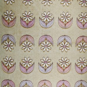 Sew Lush Retro Floral Embossed Fleece Fabric