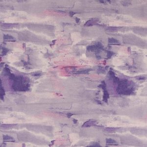 108 Wide Purple Watercolor Strokes Flannel Fabric