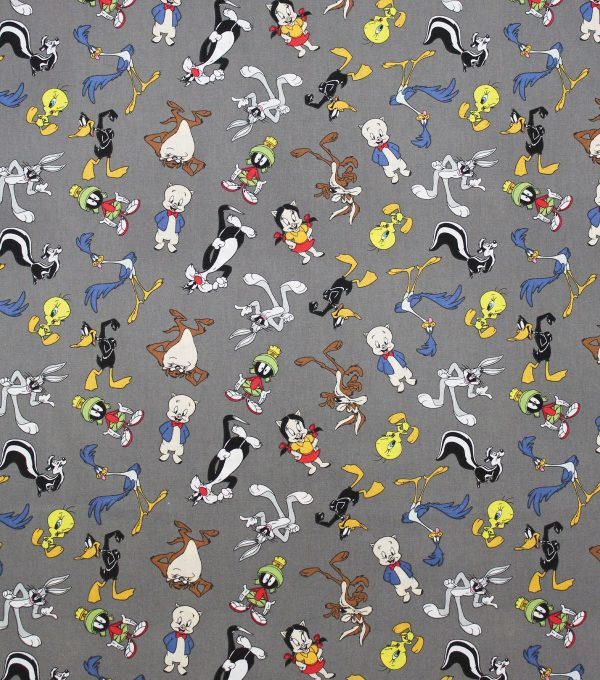 Looney Tunes Cotton Fabric Tossed Characters - Image 2