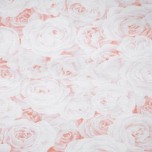 Roses Quilt Metallic Cotton Fabric by Keepsake Calico