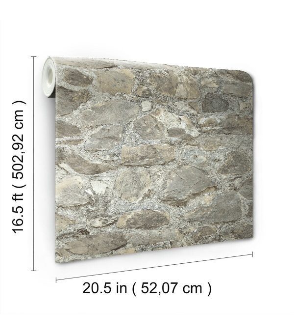 RoomMates Wallpaper Weathered Stone - Image 9