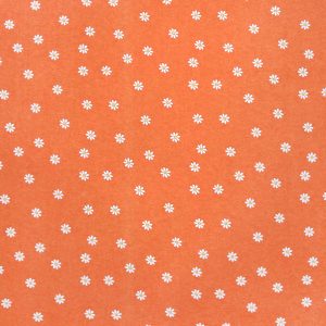 POP! Daisy On Peach Super Snuggle Flannel Fabric
