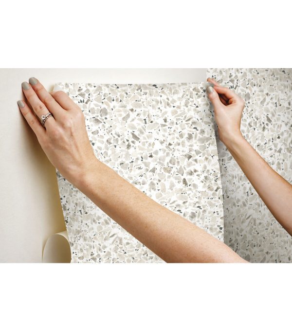 RoomMates Wallpaper Black Terrazzo - Image 7