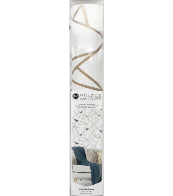 RoomMates Wallpaper Gold Fracture - Image 8