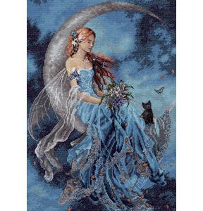 Dimensions 10 x 15 Wind Moon Fairy Counted Cross Stitch Kit