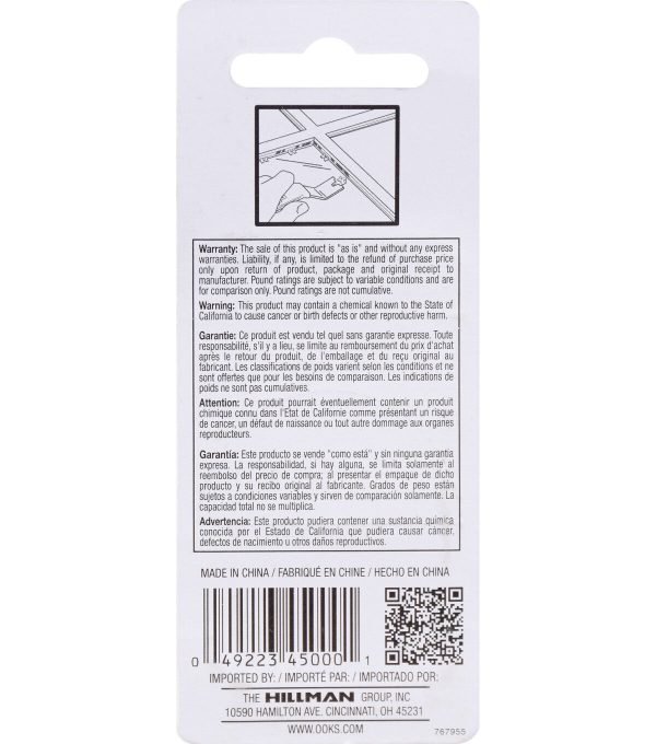Ook 45pc Steel Glazier Points - Image 3