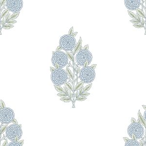 Tamara Day Dutch Floral Peel   Stick Wallpaper By Roommates