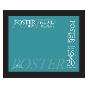 MCS 16 20 Black Gallery Wide Poster Frame