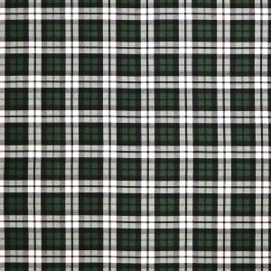 Green White Plaid 108 Wide Flannel Fabric