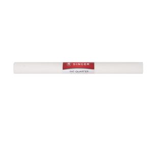 SINGER 18 x 21 Bright White Solid Cotton Fabric Quarter 1pc - 1