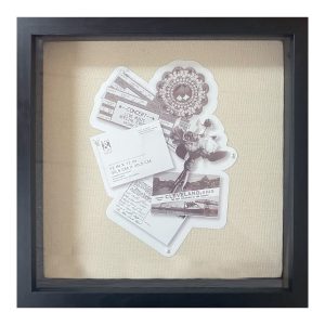 12 x 12 Black Front Loading Shadow Box by Place   Time