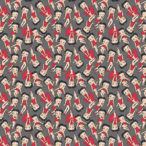 Betty Boop Strike A Pose Cotton Fabric