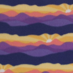 Sunset Wilderness Blizzard Fleece Fabric