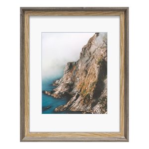 BP 11 x 14 Gray Wash and Natural Wall Photo Frame