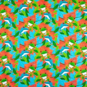 Tree Frogs Super Snuggle Flannel Fabric