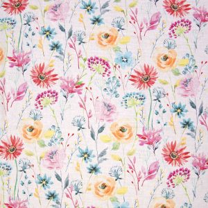 Large Watercolor Floral Keepsake Calico Cotton Fabric