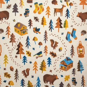 Fall Woods Super Snuggle Flannel Fabric