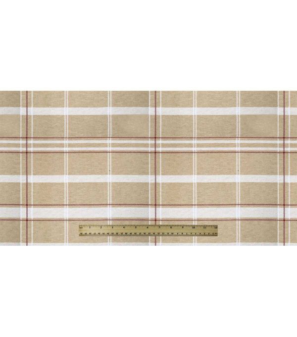 Brown Plaid Super Snuggle Flannel Fabric - Image 4