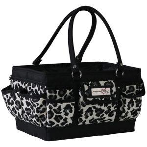 Everything Mary 24 Black   White Cheetah Deluxe Store   Tote