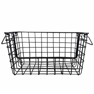 13 x 9 Black Metal Wire Basket by Place   Time