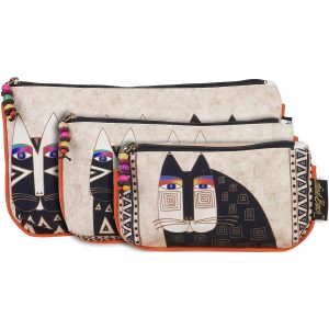 Laurel Burch Cosmetic Bags 3 Pkg Wild Cats - 1