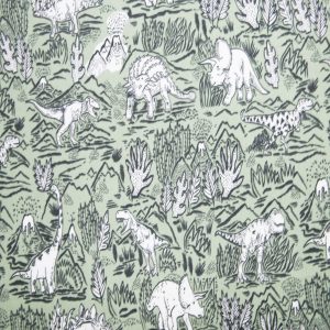 Super Snuggle Sketch Dino Flannel Fabric