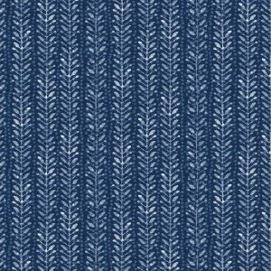 Surface Style 20.5  x 18  Indigo Kumo Branch Peel   Stick Wallpaper