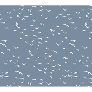 Super Snuggle Calm   Cool Tiny Birds Flannel Fabric