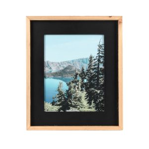 12 x 14 Matted to 8 x 10 Summit Black Portrait Frame by Hudson 43